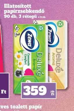 Vil-For Zewa Deluxe papírzsebkendő ajánlat