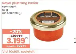 Spar Royal pisztráng kaviár ajánlat