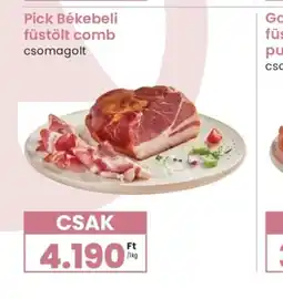 Spar Pick Béke beli füstölt comb ajánlat