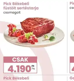 Spar PICK Békebeli füstölt sertéstarja ajánlat