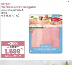 Spar Berger Wellness sonkaválogatás ajánlat