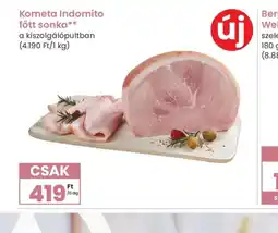 Spar Kometa Indomito főtt sonka ajánlat