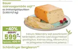 Spar Bauer szarvasgombás sajt ajánlat