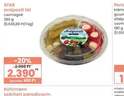 Spar SPAR antipasti tál ajánlat