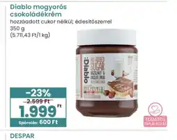 Spar Diablo mogyors csokoládékrém ajánlat