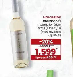 Spar Haraszthy Chardonnay ajánlat