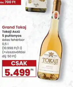 Spar Grand Tokaj Tokaji Aszú ajánlat