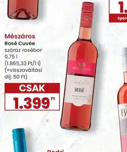 Spar Mészáros Rosé Cuvée ajánlat