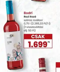 Spar Bodri Rozi Rosé ajánlat