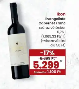 Spar Ikon Evangelista Cabernet Franc ajánlat
