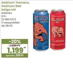 Spar Delirium belga sör ajánlat