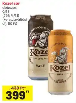 Interspar Kozel sör ajánlat