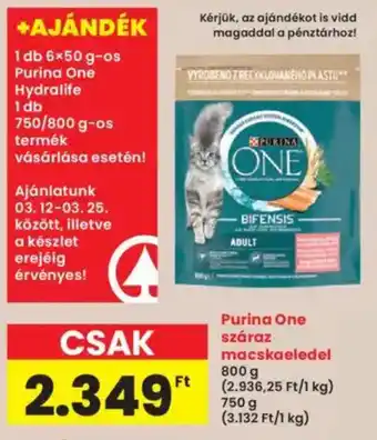 Interspar Purina One száraz macskaeledel ajánlat