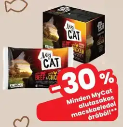 Interspar MyCat alutasakos macskaeledel ajánlat
