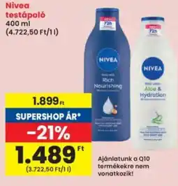 Interspar Nivea testápoló ajánlat