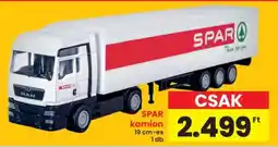 Interspar SPAR kamion ajánlat