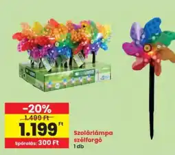 Interspar Szolárlámpa szélforgó ajánlat