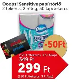 PRIVÁT Ooops! Sensitive papírtörlő ajánlat