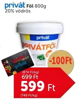 PRIVÁT Privȧt Föl ajánlat