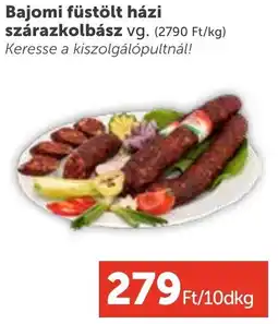 PRIVÁT Bajomi füstölt házi szárazkolbász ajánlat