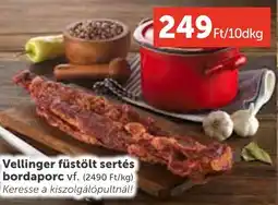 PRIVÁT Vellinger füstölt sertés bordaporc ajánlat