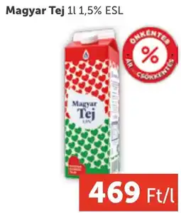 PRIVÁT Magyar Tej 1,5% ESL ajánlat