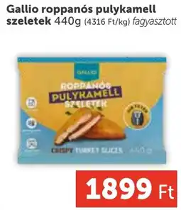 PRIVÁT Gallio roppanós pulykamell szeletek ajánlat