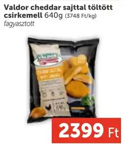 PRIVÁT Valdor cheddar sajttal töltött csirkemell ajánlat