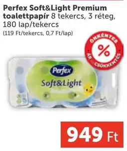 PRIVÁT Perfex Soft&Light Premium toalettpapír ajánlat