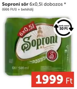 PRIVÁT Soproni sör ajánlat