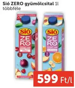 PRIVÁT Sió ZERO gyümölcsital ajánlat