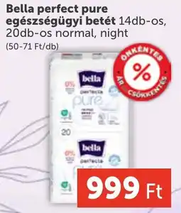 PRIVÁT Bella perfect pure egészségügyi betét ajánlat