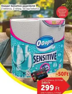 PRIVÁT Ooops! Sensitive papírtörlő ajánlat