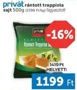 PRIVÁT Privát rántott trappista sajt ajánlat