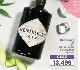 Spar Hendrick's gin ajánlat