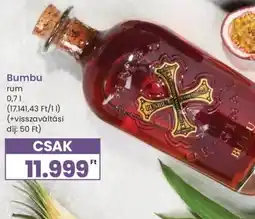 Spar Bumbu rum ajánlat