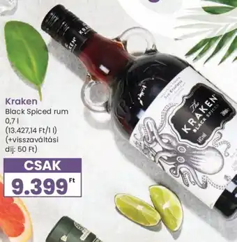Kraken Black Spiced rum