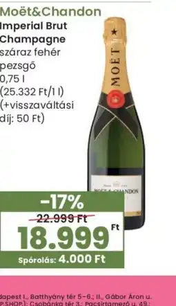 Spar Moët&Chandon Imperial Brut ajánlat
