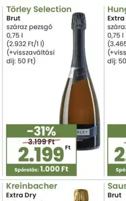 Spar Törley Selection Brut pezsgő ajánlat