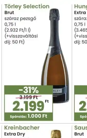 Törley Selection Brut pezsgő