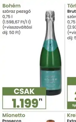 Spar Bohém száraz pezsgő ajánlat