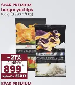 Spar SPAR PREMIUM burgonyachips ajánlat