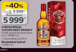 Auchan CHIVAS REGAL 12 ÉVES WHISKY ajánlat