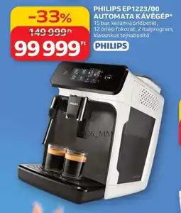 Auchan PHILIPS EP1223/00 AUTOMATA KÁVÉGÉP ajánlat
