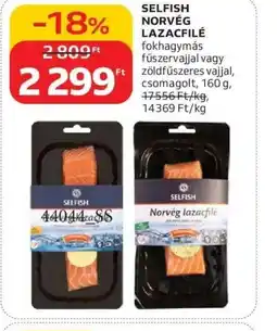 Auchan SELFISH NORVÉG LAZACFILÉ ajánlat