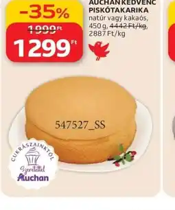Auchan AUCHAN KEDVENC PISKTAKARIKA ajánlat