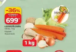 Auchan LEVESZÖLDSÉG tálcas ajánlat