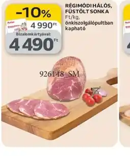 Auchan RÉGIMDI HÁLS, FÜSTÖLT SONKA ajánlat