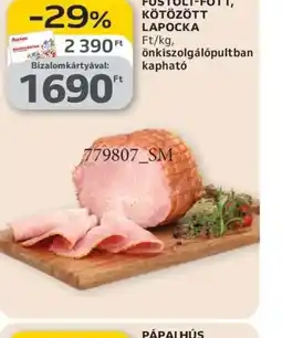 Auchan FÜSTÖLT-FŐTT, KÖTÖZÖTT LAPOCKA ajánlat