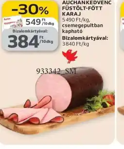 Auchan AUCHAN KEDVENC FÜSTÖLT-FŐTT KARAJ ajánlat